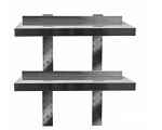 Gastronorm stainless steel shelves