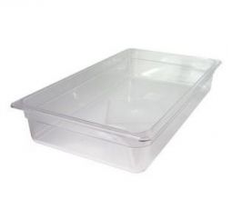 TemoWare 1/3 Polycarbonate Gastronorm Container 65mm Deep Clear 
