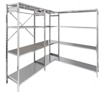 Aisi 304 steel shelves with hook fixing