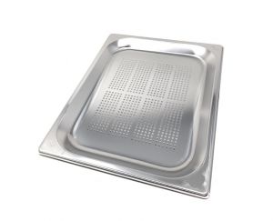 GST1/2P020F Gastronorm Container 1 / 2 h20 perforated stainless steel AISI 304