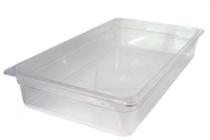2xGN Gastronorm 1/3 Polycarbonate Container 100 MM Plastic Plastic NEW 