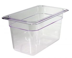 TemoPlast Polycarbonate Gastronorm 1/1 Display Tray-Platter Cover 527x325mm 