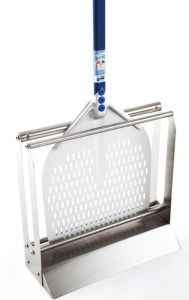 AC-APT36 Stainless steel floor shovel holder for blades up to 36 cm...