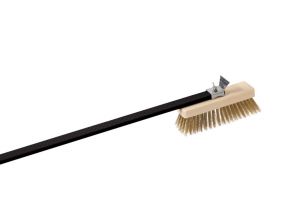ACC-SP-180 Adjustable bristle brush 20x6 brass, height 11 cm, total length 190 cm