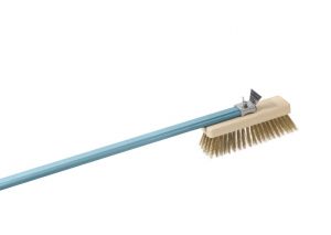 ACE-SP-180 Adjustable bristle brush 20x6 brass, height 11 cm, total length 190 cm