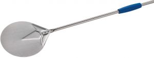 I-23 Stainless steel pizza peel ø 23 cm with handle 150 cm