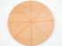 VBS50-8 Plateau à pizza avec 8 tranches en bois de hêtre certifié Ø 50
