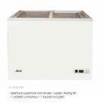 G-SD320PS Congelatore Freezer a Pozzetto - Porte Vetro Scorrevoli - Capacità Lt 245 Fimar