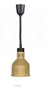 HLEBD Infrared lamp gold color diameter 175 mm Forcar