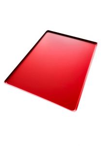 VSS43-R Vassoio rettangolare 400x200x10mm colore Rosso