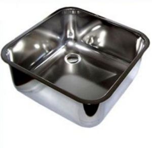 LV50/50/30 stainless steel wash sink dim. 500x500x300h