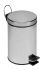 T101030 Polished Stainless Steel Pedal Bin 3 liters (Pack of 3 pieces)