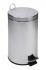 T101120 Polished Stainless Steel Pedal Bin 12 liters (Pack of 4 pieces)