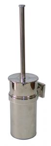 T105208 AISI 304 Brushed Stainless Steel Wall mounted toilet brush holder