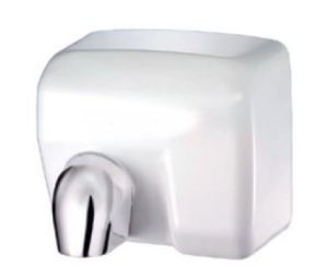 T704150 Sèche-mains électrique à photocellule en acier porcelaine blanche