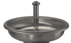 LX1600 Circular basin stainless steel only bathtub diam.1000x250 mm