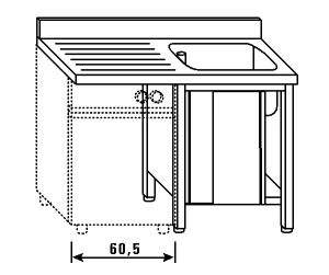 LT1189 Lave el armario para lavavajillas