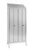 IN-694.08.430 Dressing Cabinet In Stainless Steel Aisi 430 A 2 Seats With 4 Doors Cm. 95X40X215H