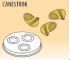 MPFTCANES8  Extrusor de aleación latón bronce CANESTRINI para maquina para pasta fresca