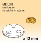 MPFTGN15 Extrusor de aleación latón bronce GNOCCHI NON DI PATATE para maquina para pasta fresca