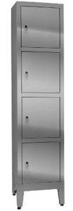 IN-695.04 Multivano wardrobe in AISI 304 stainless steel - 4 seats