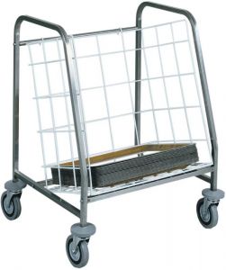 CA631 Tray stacking and distribution trolley Capacity 130 trays