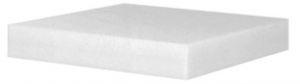 CPE70508 Food grade white polyethylene block 70x50x8h