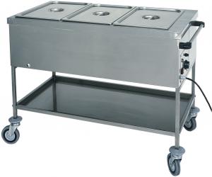 CT1758  Thermal bainmarie trolley GN 2x1/1 84x65x85h 