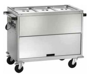 CT1771TD Thermal double boiler trolley with differentiated temperatures 3x1/1GN 