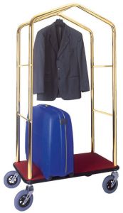 PV4055 Luggage and clothing stands cart Brass steel