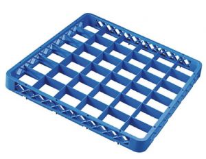 RIA36 Elévation 36 compartiments pour panier lave-vaisselle 50x50 h4,5 bleue