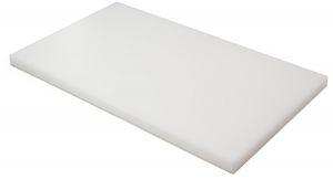 P40302 WHITE cutting board in polyethylene cm.40X30X2h