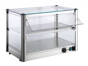 VKB82R Counter top display cabinet Hot 2 FLOORS made of stainless steel sheet