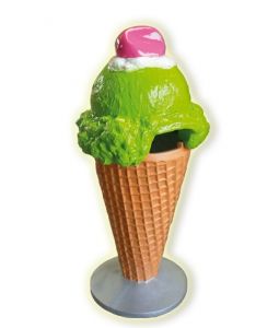 SG090 Paper thrower - 3D advertising paper for ice-cream maker, height 135 cm