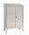 IN-699.02.430 Desk unit with 2 doors in AISI 430 steel  - dim. 80x40x115 H 