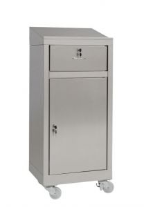 IN-699.03C Cabinet cabinet with trolley in steel - dim. 50x40x115 H