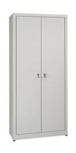 IN-Z.694.02 Two-door Zad-Plated Plastic Two-seater Locker - dim. 80x40x180 H