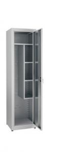 IN-Z.696.01.50 Plastic-coated zinc-holder cabinet - 1 door - 45x50x200 H