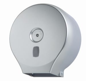 T104401 Toilet paper dispenser in ABS silver roll 200 meters