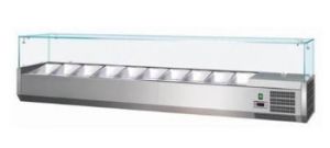 G-RI15033V- Superestructura refrigerada para pizzería con gafas - 150 cm - Forcar 