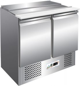 G-S900 - Saladette con refrigeración estática para ensaladas en acero inoxidable AISI304
