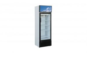 G-SNACK251SC Static refrigerated cabinet showcase, glass door, interior light, 244 liters. 