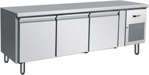 G-UGN3100TN- Table réfrigérée ventilée de table pour la gastronomie, 65 cm de haut 