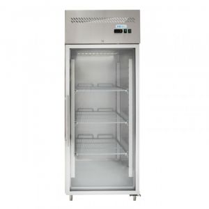 G-GN650BTG-FC Freezer Cabinet GN 2/1 Ventilated - Glass Door - Capacity Lt 650